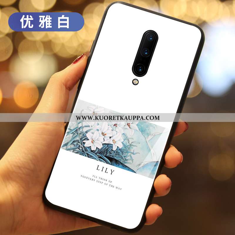 Kuori Oneplus 7 Pro, Kuoret Oneplus 7 Pro, Kotelo Oneplus 7 Pro Ultra Valo Ylellisyys Suuntaus Valko