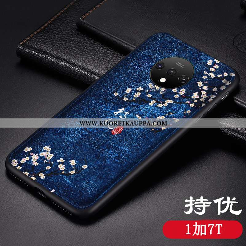 Kuori Oneplus 7t, Kuoret Oneplus 7t, Kotelo Oneplus 7t Kukkakuvio Persoonallisuus Luova Nahka Kiinal