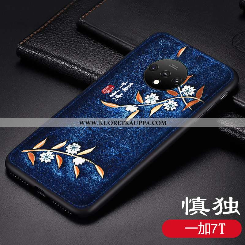 Kuori Oneplus 7t, Kuoret Oneplus 7t, Kotelo Oneplus 7t Kukkakuvio Persoonallisuus Luova Nahka Kiinal