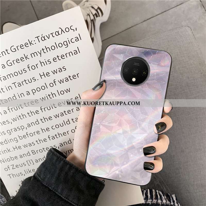 Kuori Oneplus 7t, Kuoret Oneplus 7t, Kotelo Oneplus 7t Kukkakuvio Tila Timantti Harmaa