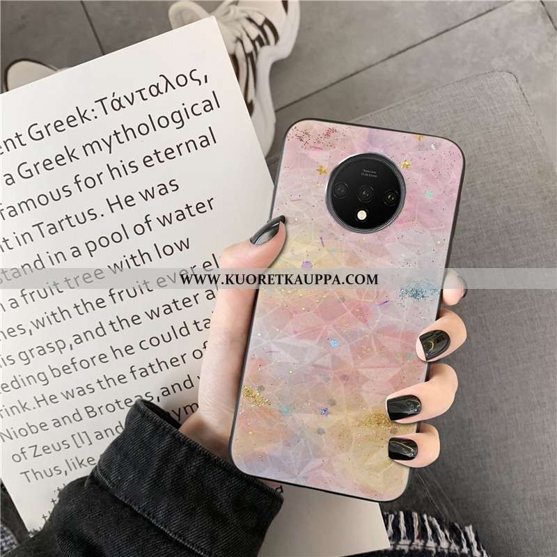 Kuori Oneplus 7t, Kuoret Oneplus 7t, Kotelo Oneplus 7t Kukkakuvio Tila Timantti Harmaa