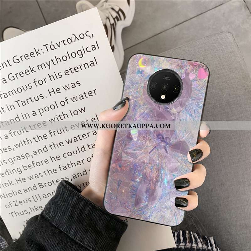 Kuori Oneplus 7t, Kuoret Oneplus 7t, Kotelo Oneplus 7t Kukkakuvio Tila Timantti Harmaa