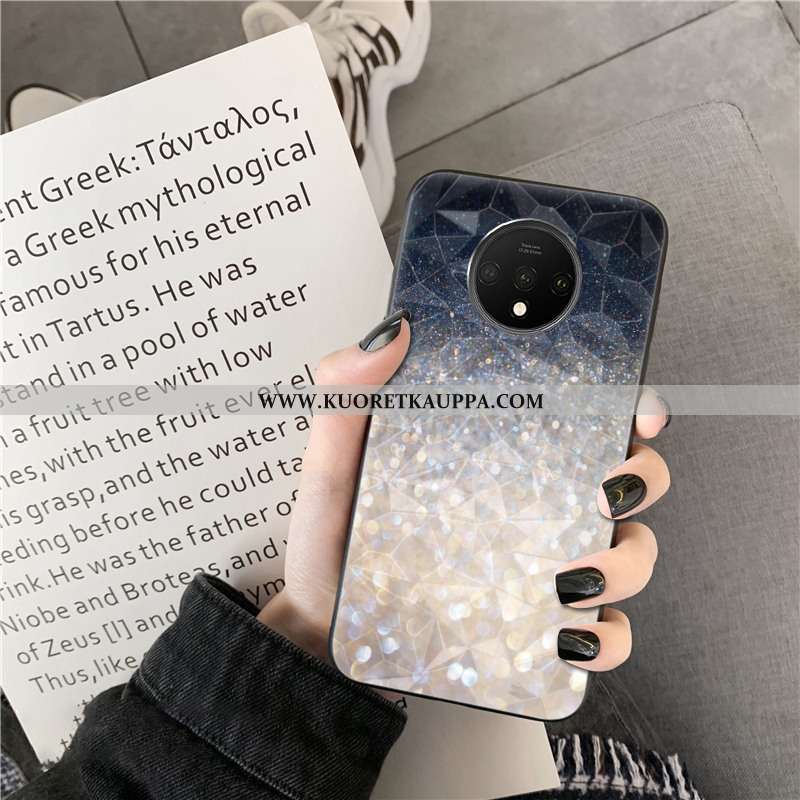 Kuori Oneplus 7t, Kuoret Oneplus 7t, Kotelo Oneplus 7t Kukkakuvio Tila Timantti Harmaa