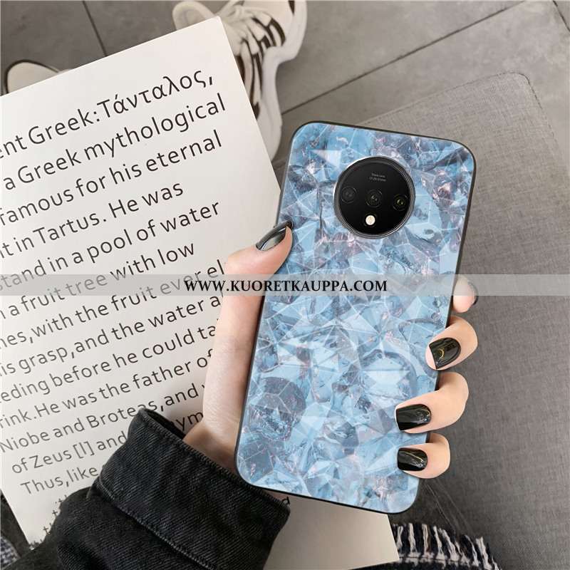 Kuori Oneplus 7t, Kuoret Oneplus 7t, Kotelo Oneplus 7t Kukkakuvio Tila Timantti Harmaa