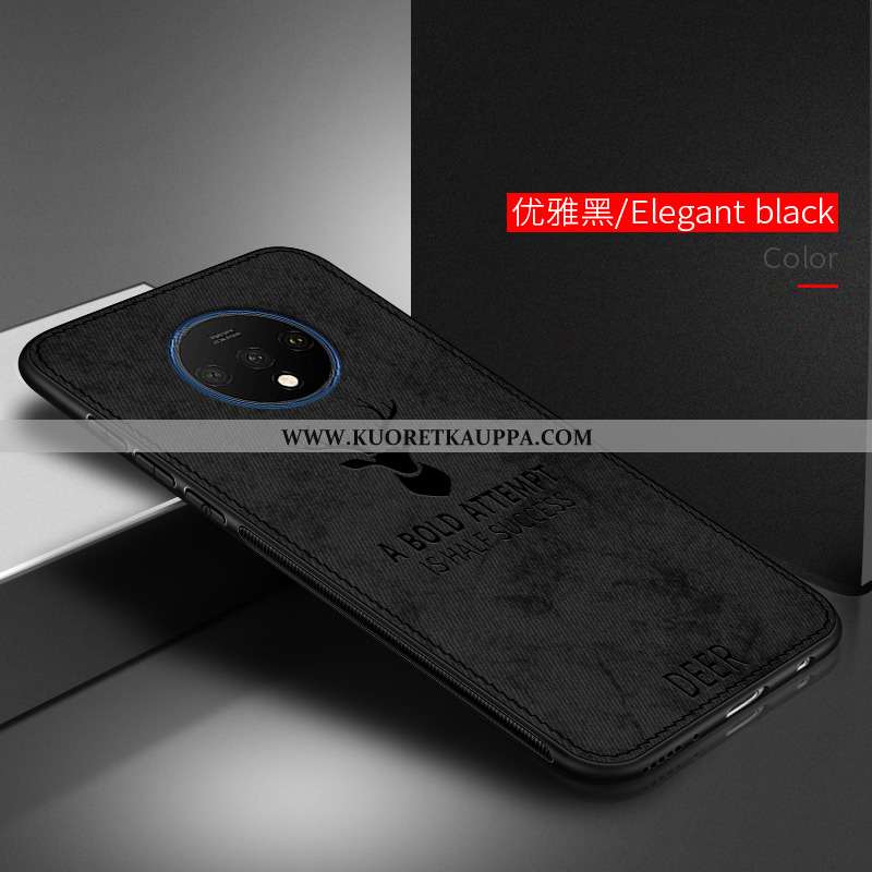 Kuori Oneplus 7t, Kuoret Oneplus 7t, Kotelo Oneplus 7t Kukkakuvio Ultra Net Red Suojaus Valo Harmaa