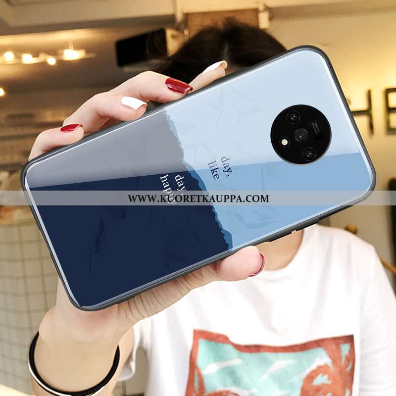Kuori Oneplus 7t, Kuoret Oneplus 7t, Kotelo Oneplus 7t Lasi Persoonallisuus Peili Sininen Rakastunut