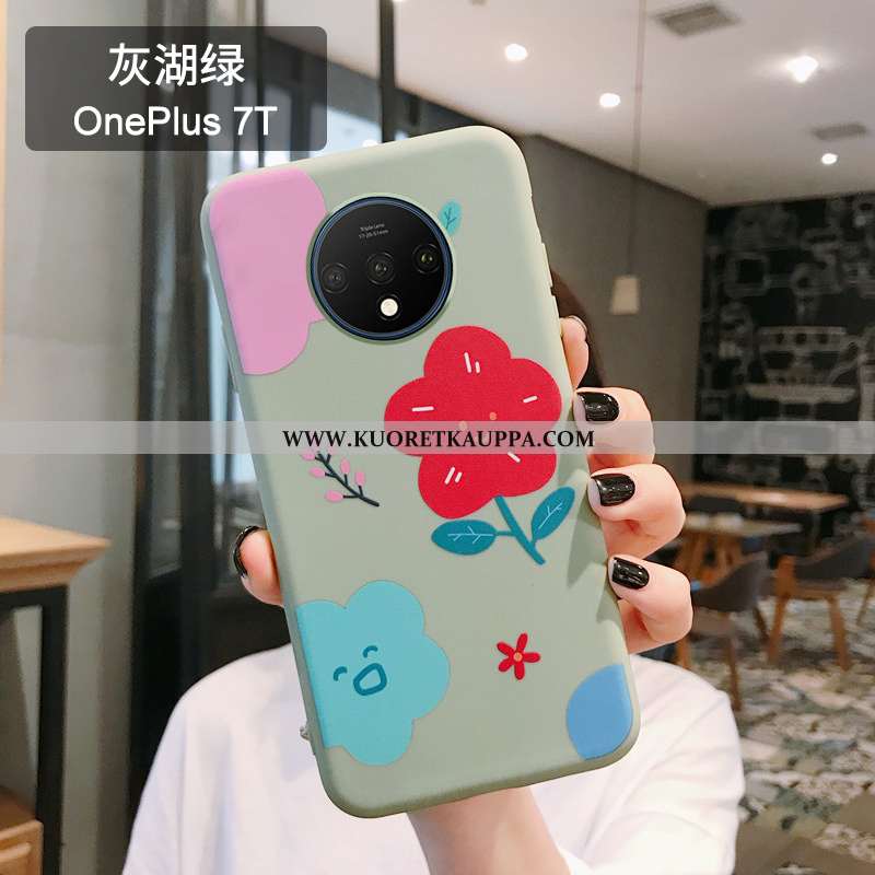 Kuori Oneplus 7t, Kuoret Oneplus 7t, Kotelo Oneplus 7t Luova Puu Pehmeä Neste Tuuli Puhelimen Pinkki