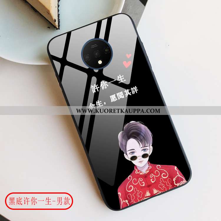 Kuori Oneplus 7t, Kuoret Oneplus 7t, Kotelo Oneplus 7t Luova Suuntaus Lasi Puhelimen Vaalean Valkoin