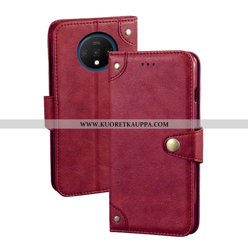 Kuori Oneplus 7t, Kuoret Oneplus 7t, Kotelo Oneplus 7t Nahka Suojaus Puhelimen Musta Mustat