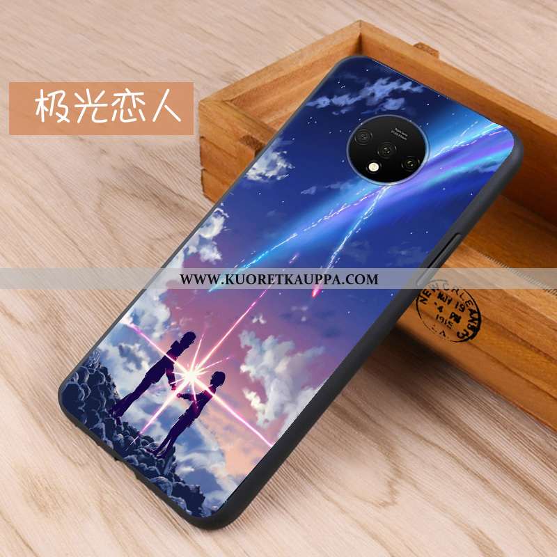 Kuori Oneplus 7t, Kuoret Oneplus 7t, Kotelo Oneplus 7t Pesty Suede Pehmeä Neste Punainen Murtumaton