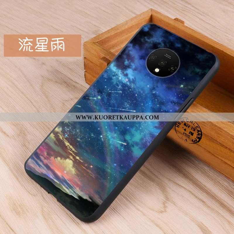 Kuori Oneplus 7t, Kuoret Oneplus 7t, Kotelo Oneplus 7t Pesty Suede Pehmeä Neste Punainen Murtumaton