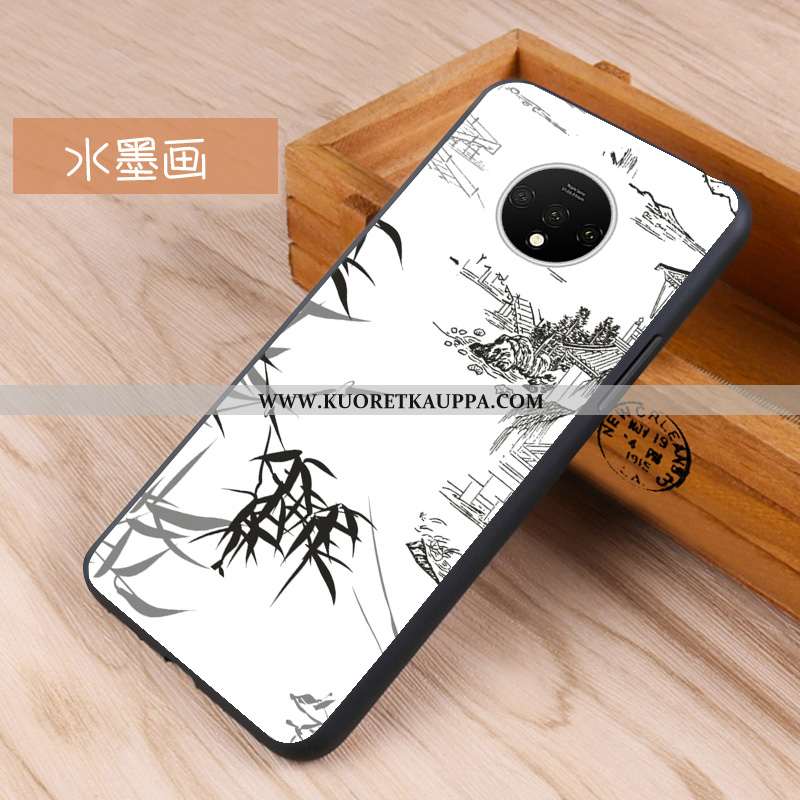 Kuori Oneplus 7t, Kuoret Oneplus 7t, Kotelo Oneplus 7t Pesty Suede Pehmeä Neste Punainen Murtumaton