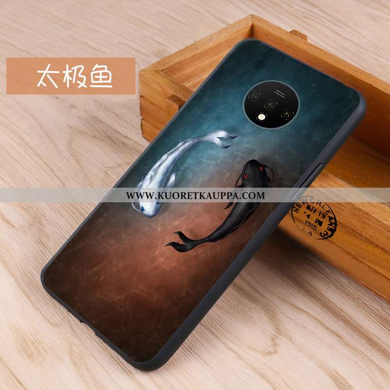 Kuori Oneplus 7t, Kuoret Oneplus 7t, Kotelo Oneplus 7t Pesty Suede Pehmeä Neste Punainen Murtumaton