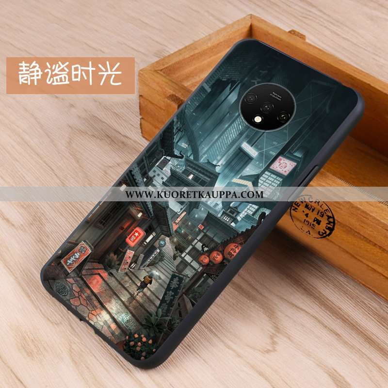 Kuori Oneplus 7t, Kuoret Oneplus 7t, Kotelo Oneplus 7t Pesty Suede Pehmeä Neste Punainen Murtumaton