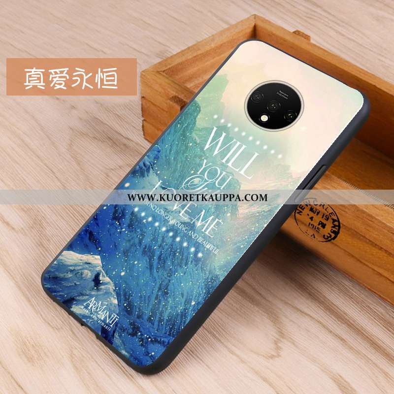 Kuori Oneplus 7t, Kuoret Oneplus 7t, Kotelo Oneplus 7t Pesty Suede Pehmeä Neste Punainen Murtumaton