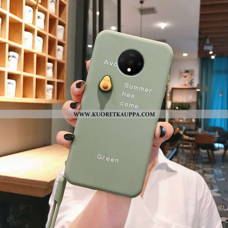 Kuori Oneplus 7t, Kuoret Oneplus 7t, Kotelo Oneplus 7t Silikoni Persoonallisuus Luova Net Red Vihreä