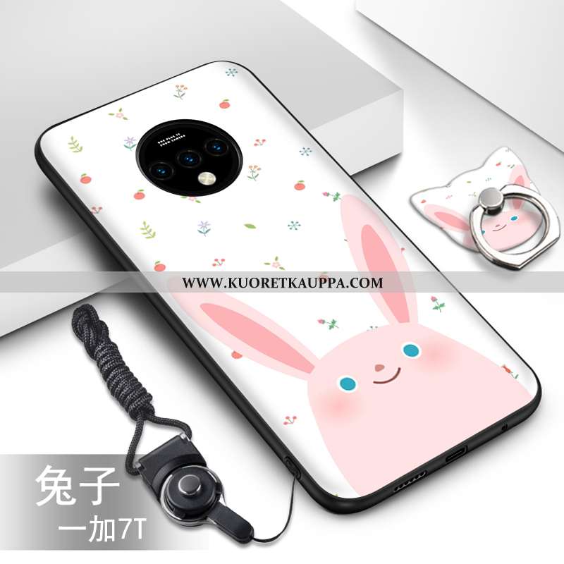 Kuori Oneplus 7t, Kuoret Oneplus 7t, Kotelo Oneplus 7t Silikoni Pesty Suede Valo Net Red Sininen