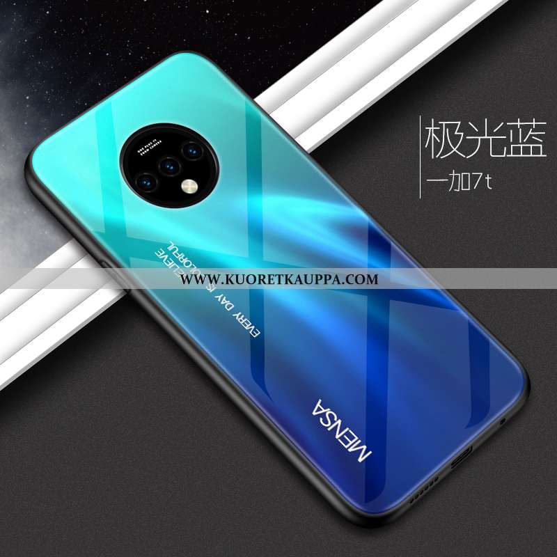 Kuori Oneplus 7t, Kuoret Oneplus 7t, Kotelo Oneplus 7t Suojaus Lasi Luova Puhelimen Murtumaton Punai