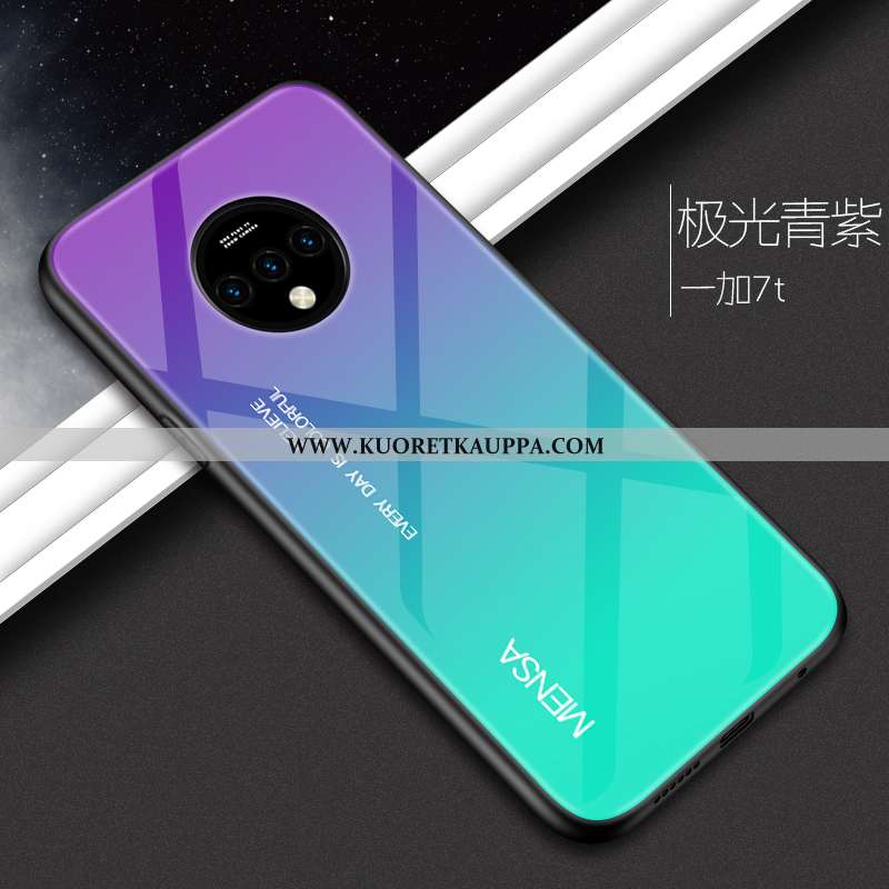 Kuori Oneplus 7t, Kuoret Oneplus 7t, Kotelo Oneplus 7t Suojaus Lasi Luova Puhelimen Murtumaton Punai