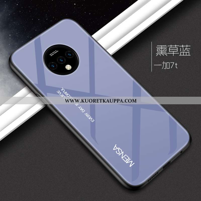 Kuori Oneplus 7t, Kuoret Oneplus 7t, Kotelo Oneplus 7t Suojaus Lasi Luova Puhelimen Murtumaton Punai