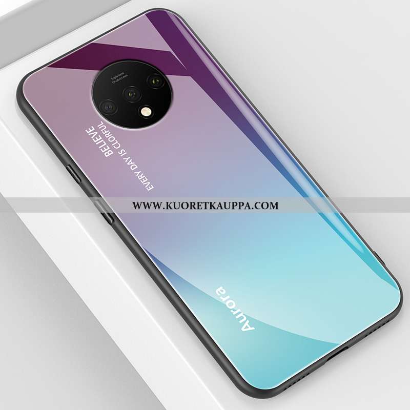 Kuori Oneplus 7t, Kuoret Oneplus 7t, Kotelo Oneplus 7t Suojaus Lasi Sininen Silikoni Murtumaton