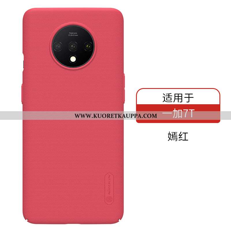 Kuori Oneplus 7t, Kuoret Oneplus 7t, Kotelo Oneplus 7t Suojaus Pesty Suede Kukkakuvio Yksinkertainen