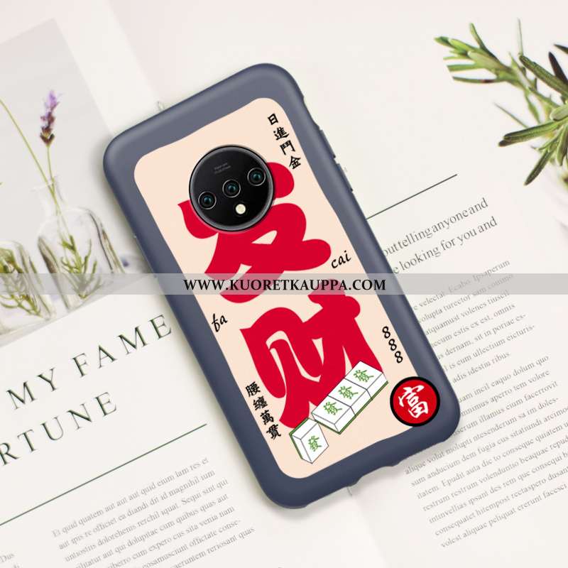 Kuori Oneplus 7t, Kuoret Oneplus 7t, Kotelo Oneplus 7t Suojaus Pesty Suede Rotta Puhelimen Silikoni 