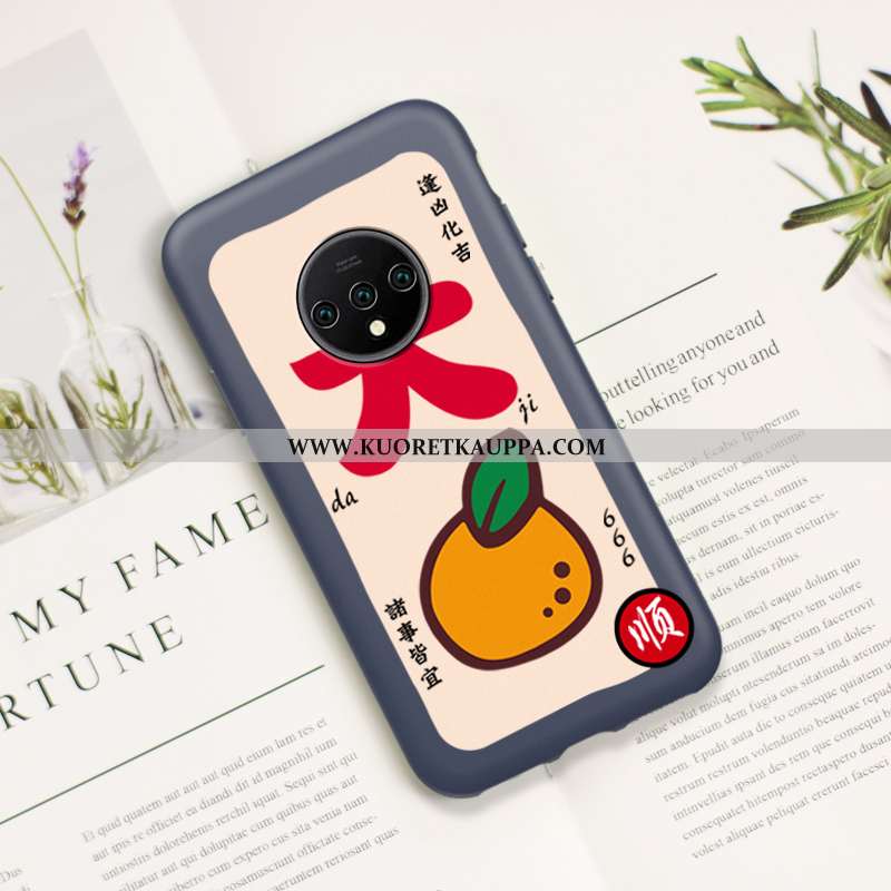 Kuori Oneplus 7t, Kuoret Oneplus 7t, Kotelo Oneplus 7t Suojaus Pesty Suede Rotta Puhelimen Silikoni 