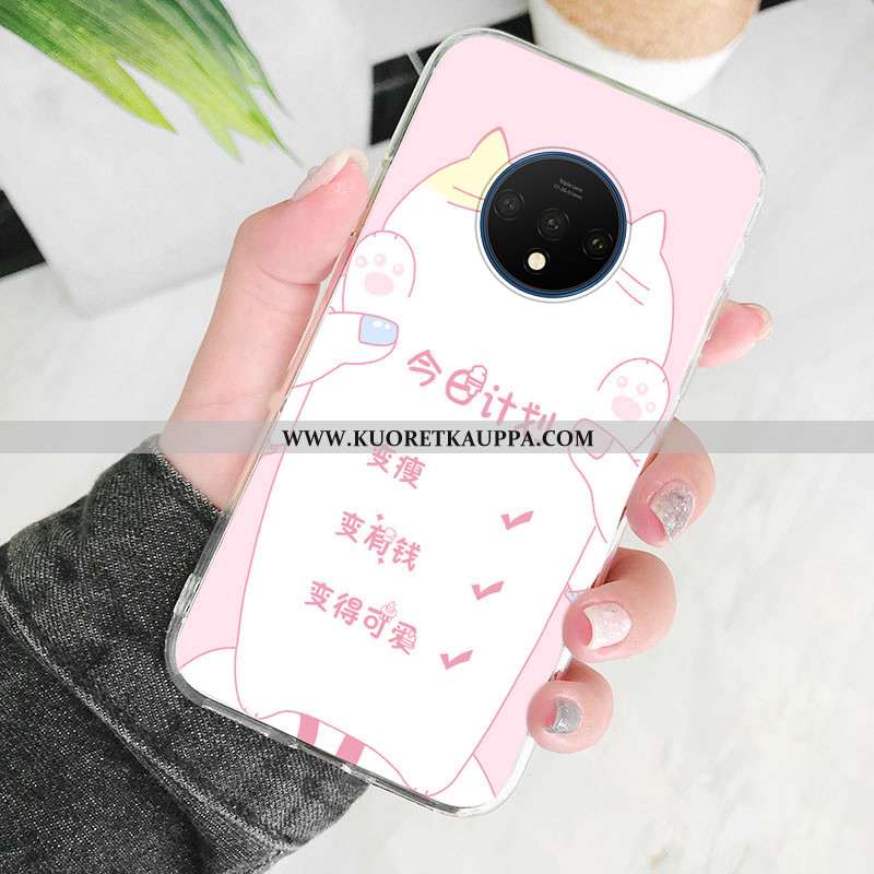 Kuori Oneplus 7t, Kuoret Oneplus 7t, Kotelo Oneplus 7t Valo Silikoni Pehmeä Neste Puhelimen Läpinäky