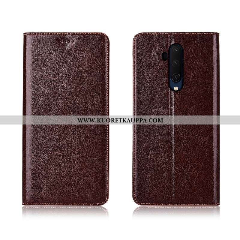 Kuori Oneplus 7t Pro, Kuoret Oneplus 7t Pro, Kotelo Oneplus 7t Pro Aito Nahka Kukkakuvio Murtumaton 