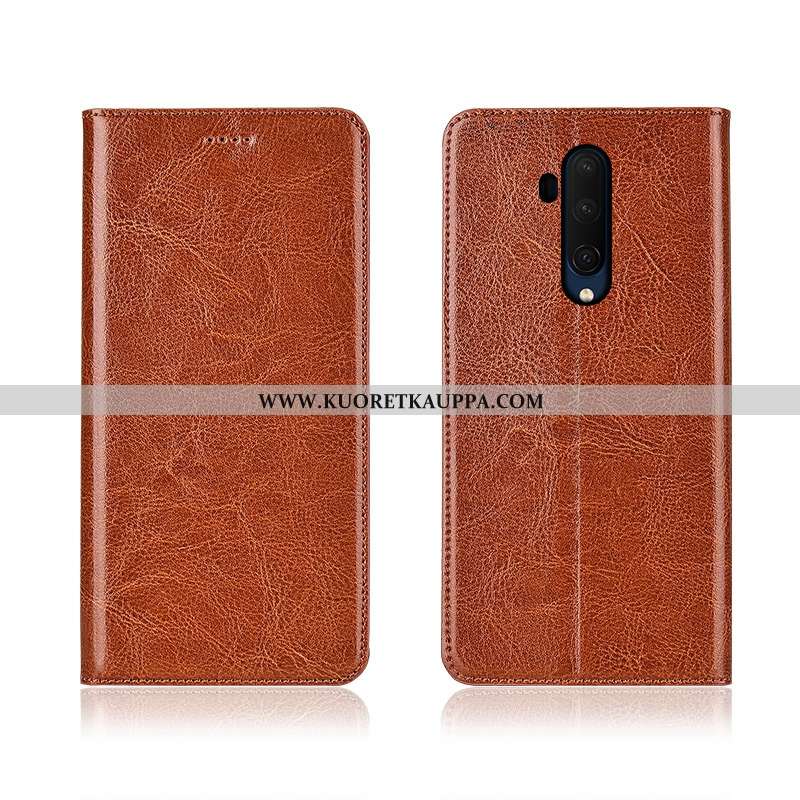 Kuori Oneplus 7t Pro, Kuoret Oneplus 7t Pro, Kotelo Oneplus 7t Pro Aito Nahka Kukkakuvio Murtumaton 