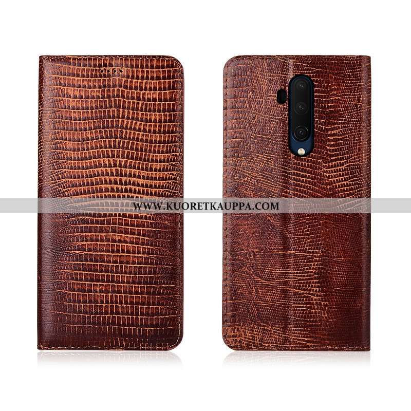 Kuori Oneplus 7t Pro, Kuoret Oneplus 7t Pro, Kotelo Oneplus 7t Pro Aito Nahka Pehmeä Neste Simpukka 