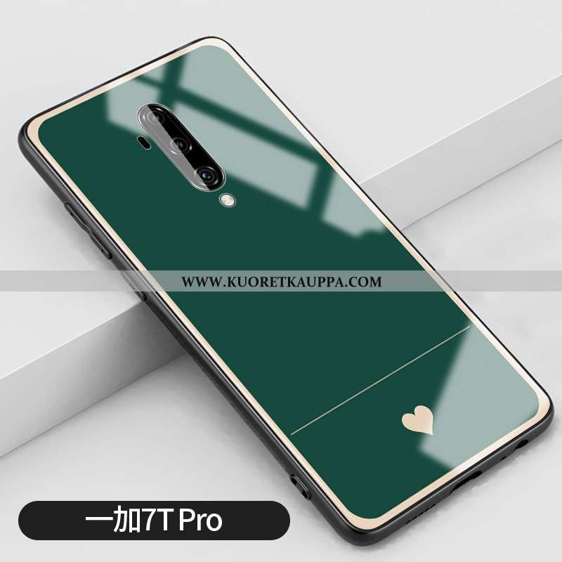 Kuori Oneplus 7t Pro, Kuoret Oneplus 7t Pro, Kotelo Oneplus 7t Pro Lasi Silikoni Sininen All Inclusi