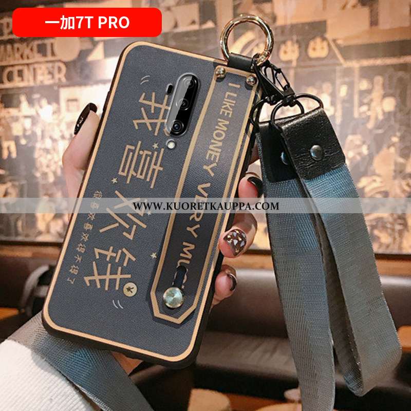 Kuori Oneplus 7t Pro, Kuoret Oneplus 7t Pro, Kotelo Oneplus 7t Pro Tila Persoonallisuus Net Red Vihr