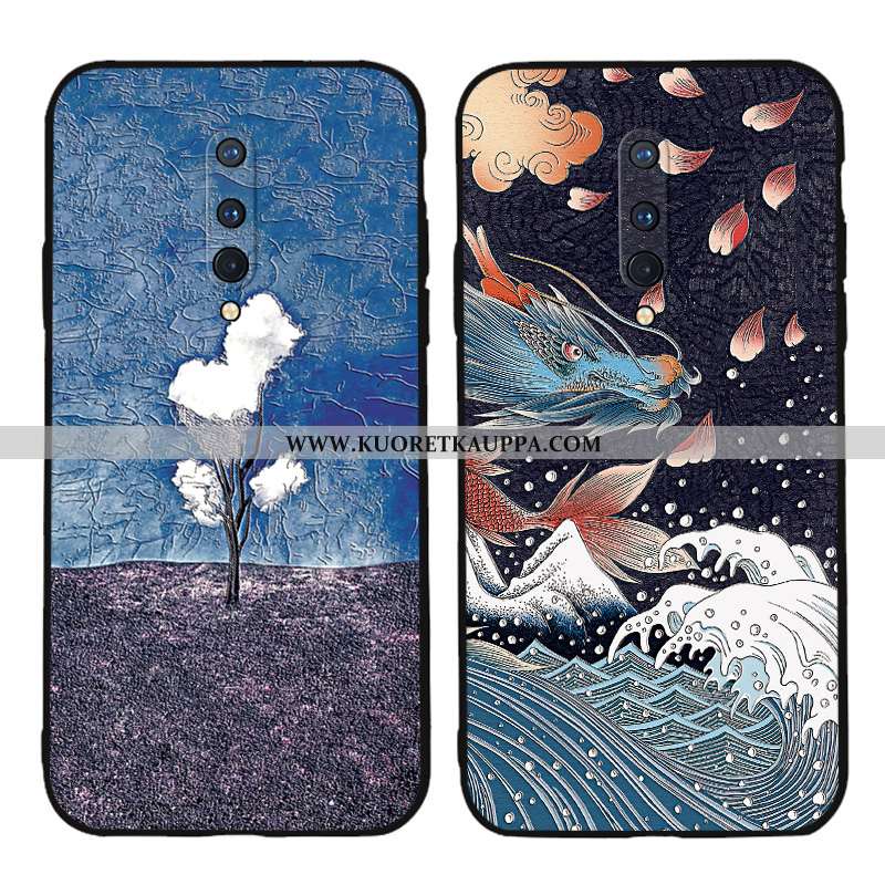 Kuori Oneplus 8, Kuoret Oneplus 8, Kotelo Oneplus 8 Kohokuviointi Suuntaus Muokata Pesty Suede Musta