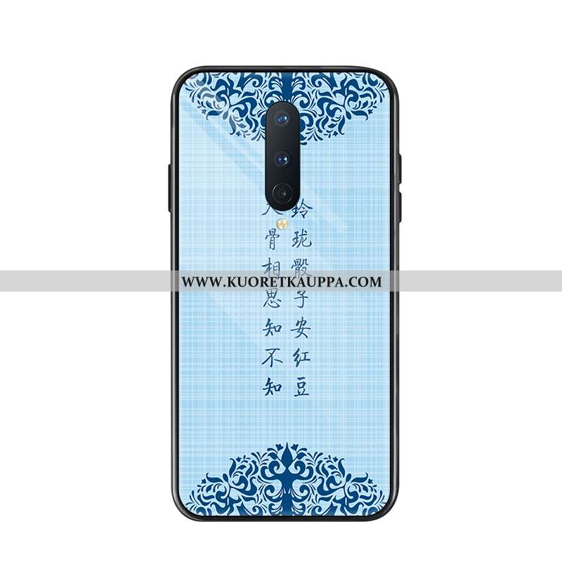 Kuori Oneplus 8, Kuoret Oneplus 8, Kotelo Oneplus 8 Lasi Suuntaus Sininen Puhelimen