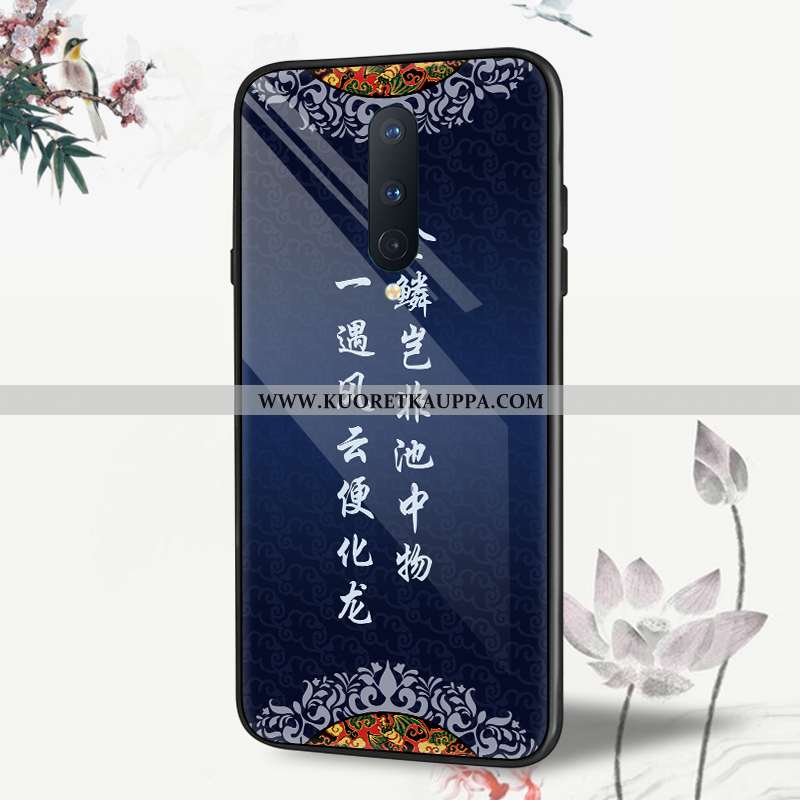 Kuori Oneplus 8, Kuoret Oneplus 8, Kotelo Oneplus 8 Lasi Suuntaus Sininen Puhelimen