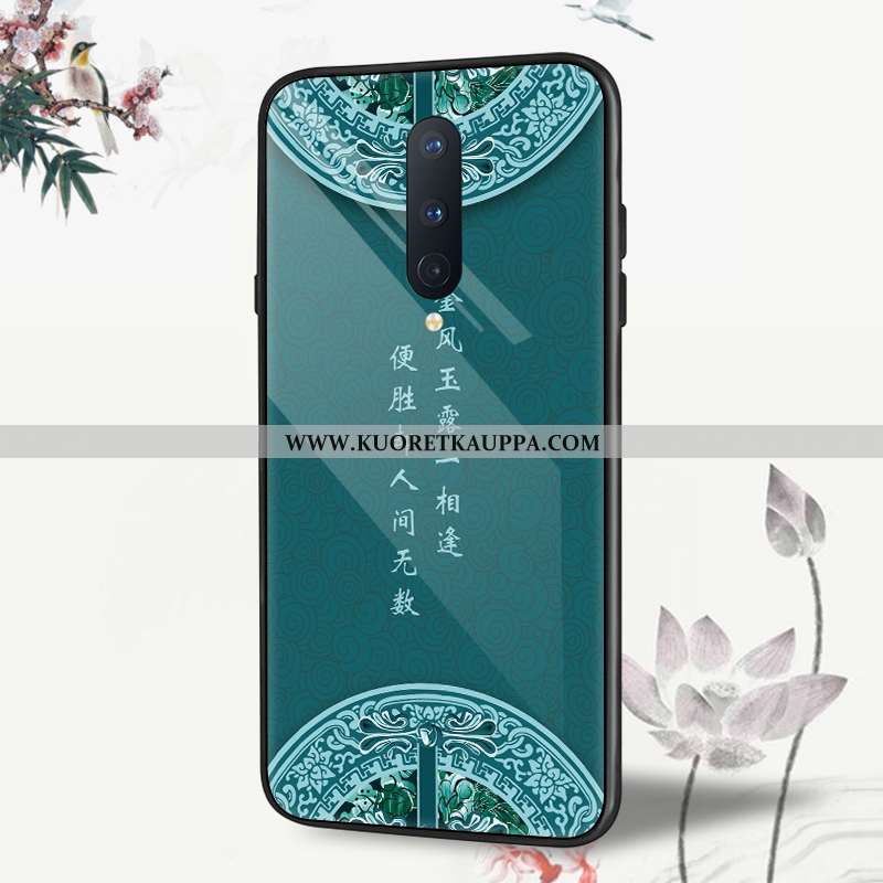 Kuori Oneplus 8, Kuoret Oneplus 8, Kotelo Oneplus 8 Lasi Suuntaus Sininen Puhelimen