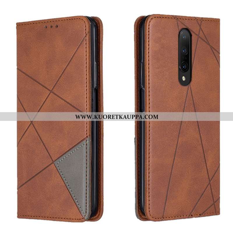 Kuori Oneplus 8, Kuoret Oneplus 8, Kotelo Oneplus 8 Nahkakuori Suojaus Puhelimen All Inclusive Punai