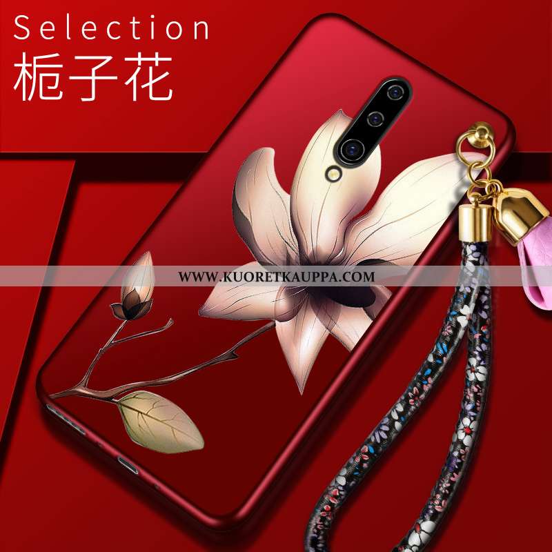 Kuori Oneplus 8, Kuoret Oneplus 8, Kotelo Oneplus 8 Pesty Suede Näytönsuojus Tuki Suuntaus Valo Puna