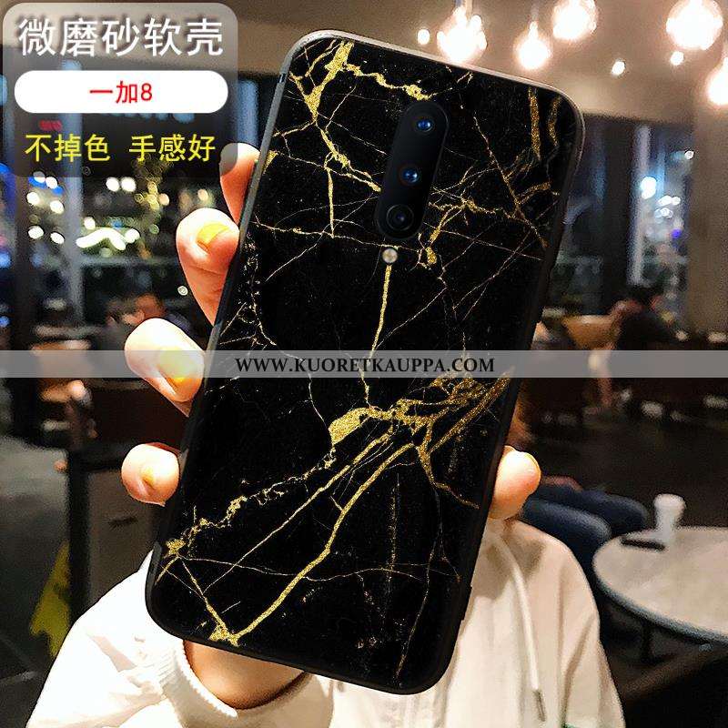 Kuori Oneplus 8, Kuoret Oneplus 8, Kotelo Oneplus 8 Silikoni Pesty Suede Ultra Musta Tuuli Sininen