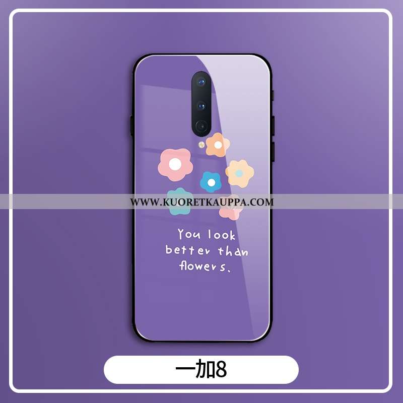 Kuori Oneplus 8, Kuoret Oneplus 8, Kotelo Oneplus 8 Silikoni Suojaus All Inclusive Vaalean Violetti