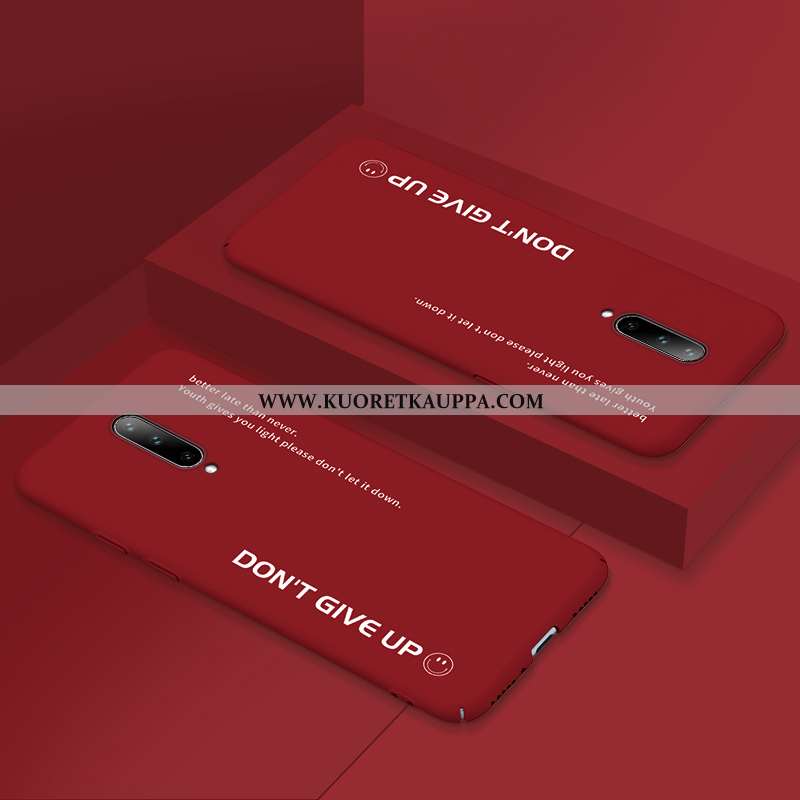 Kuori Oneplus 8, Kuoret Oneplus 8, Kotelo Oneplus 8 Suojaus Pesty Suede All Inclusive Kova Punainen