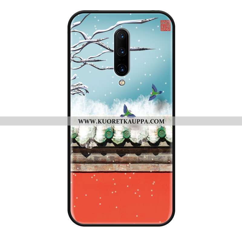 Kuori Oneplus 8, Kuoret Oneplus 8, Kotelo Oneplus 8 Suojaus Vuosikerta Sininen Silikoni