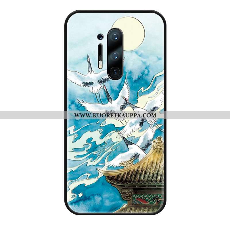 Kuori Oneplus 8 Pro, Kuoret Oneplus 8 Pro, Kotelo Oneplus 8 Pro Kohokuviointi Suojaus Sininen Kiinal