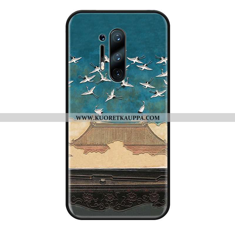 Kuori Oneplus 8 Pro, Kuoret Oneplus 8 Pro, Kotelo Oneplus 8 Pro Kohokuviointi Suojaus Sininen Kiinal