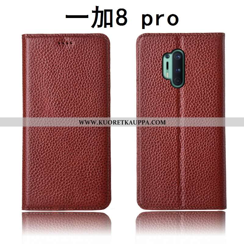 Kuori Oneplus 8 Pro, Kuoret Oneplus 8 Pro, Kotelo Oneplus 8 Pro Nahkakuori Aito Nahka All Inclusive 