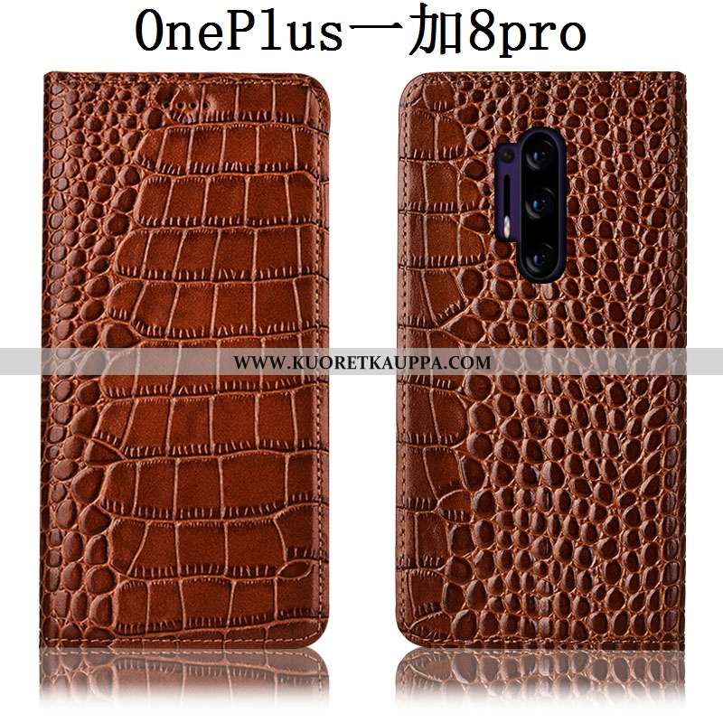 Kuori Oneplus 8 Pro, Kuoret Oneplus 8 Pro, Kotelo Oneplus 8 Pro Nahkakuori Kukkakuvio Puhelimen Puna