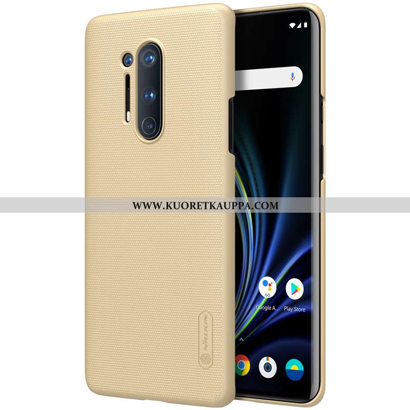 Kuori Oneplus 8 Pro, Kuoret Oneplus 8 Pro, Kotelo Oneplus 8 Pro Suojaus Pesty Suede Puhelimen Kulta 
