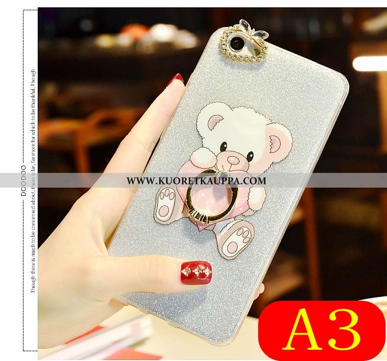 Kuori Oppo A3, Kuoret Oppo A3, Kotelo Oppo A3 Ihana Suuntaus All Inclusive Pehmeä Neste Pinkki